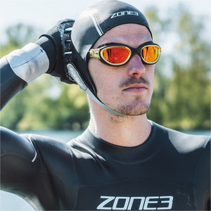2024 Zone3 Venator-x Swim Goggles Sa21gogve - Preto / Gold 